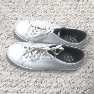 Women’s white leather Cole Haan tennis shoes